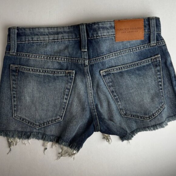 Brand New Women's Lucky Brand The Cuff Off Denim Button-fly Jean Shorts - Picture 13 of 13